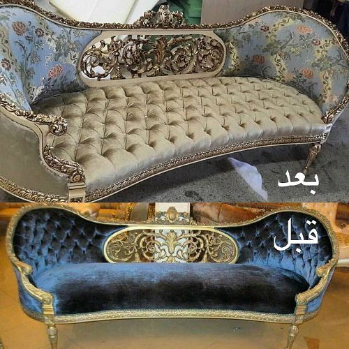 نتیجه تعمیرات همراه نجاری مبل