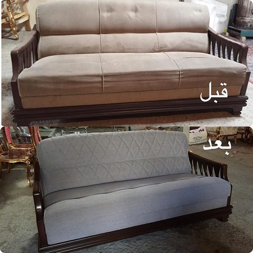 نمونه تعمیرات نشیمن گاه مبل